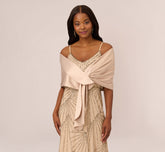 Charmuese Wrap In Champagne