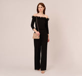 Signature Blouson Jumpsuit In Black