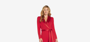 Tuxedo Style Dress Outfit Ideas & Style Tips | Adrianna Papell