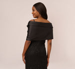 Charmuese Wrap In Black 5