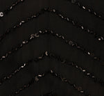 Art Deco Beaded Blouson Gown In Black 6
