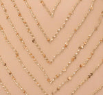 Art Deco Beaded Blouson Gown In Champ Gold 6