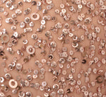 Scoop Back Sequin Gown In Rose Gold 6