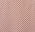 Dot Print Sleeveless Top With Ruffled Details In Champagne Small Dot 6