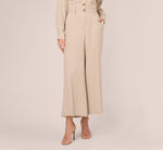 Wide Leg Utility Pants With Pockets In Flax 2