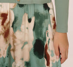 Ruffle Sailor Collar Cardigan In Sage Milieu 4