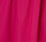 One Shoulder Floral Applique Cotton Midi Dress In Pink 6