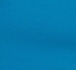 Cold Shoulder Stretch Crepe Jumpsuit With Feather Trim In Deep Cerulean 6