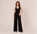 Sleeveless Tailored Jumpsuit With Wide Leg In Black 2