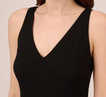 Sleeveless Tailored Jumpsuit With Wide Leg In Black 3