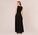 Colorblock Jumpsuit With Skirt Overlay In Black Ivory 6