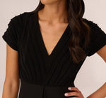 Cropped Jumpsuit With Pintuck Bodice In Black 3