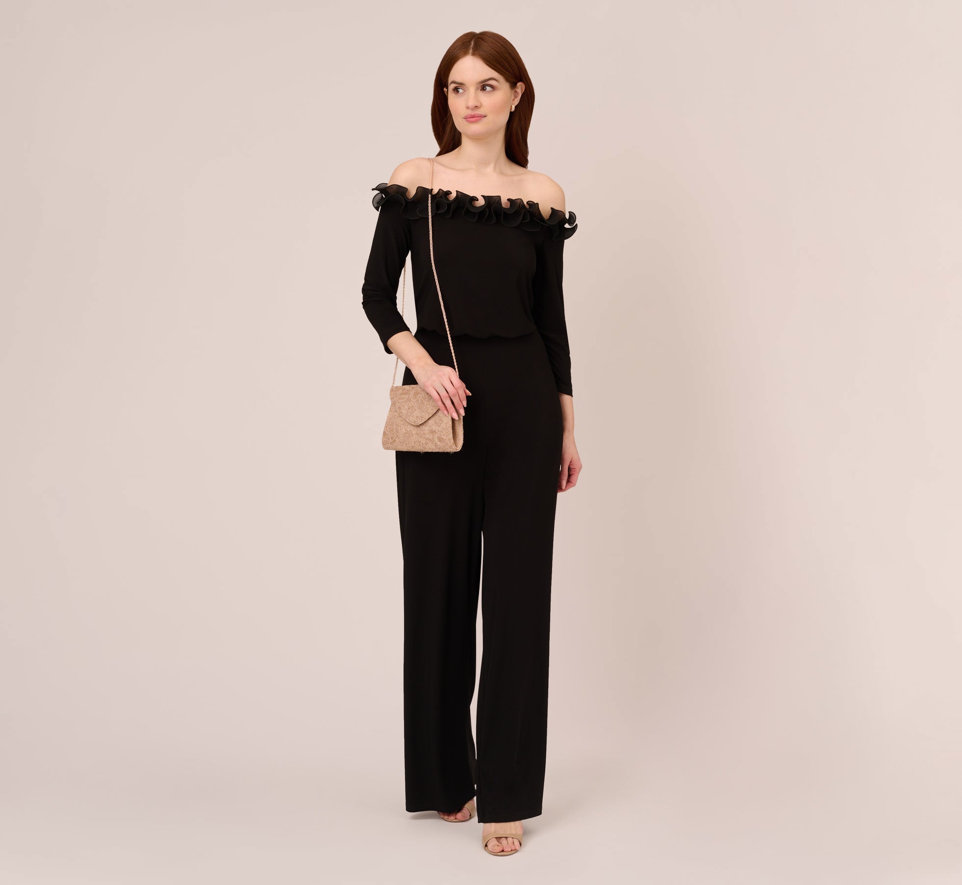 Signature Blouson Jumpsuit In Black 1