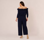 Plus Size Signature Blouson Jumpsuit In Navy 5