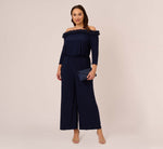 Plus Size Signature Blouson Jumpsuit In Navy 1