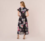 Floral Printed Jumpsuit In Black Multi 5
