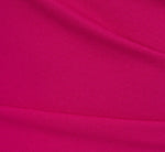 Pearl Embellished Knit Crepe Sheath Dress In Hot Orchid 6