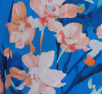 Floral-Print Chiffon Short Wrap Dress In Blue Multi 6