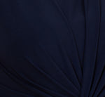 Stretch Jersey Twist-Front Jumpsuit With Overlay In Midnight In Midnight 6