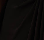 Long Sleeve Jersey Jumpsuit With Chiffon Details In Black 6