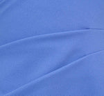 Draped Ruffle Crepe Dress With Short Sleeves In Precious Peri 6