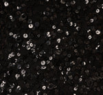 Off The Shoulder Sequin Beaded Gown In Black 6