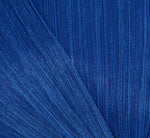 Stardust Pleated Draped One Shoulder Gown In Brilliant Sapphire 7