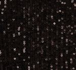 Sequin Sleeveless Top With Feather Trim In Black 6