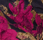 One Shoulder Jacquard Dress In Navy Pink 7
