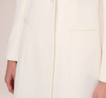 Tuxedo Cocktail Dress In Ivory 4