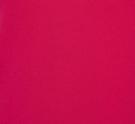 Knit Crepe One Shoulder Long Sleeve Dress With Feather Accents In Bright Rose 7
